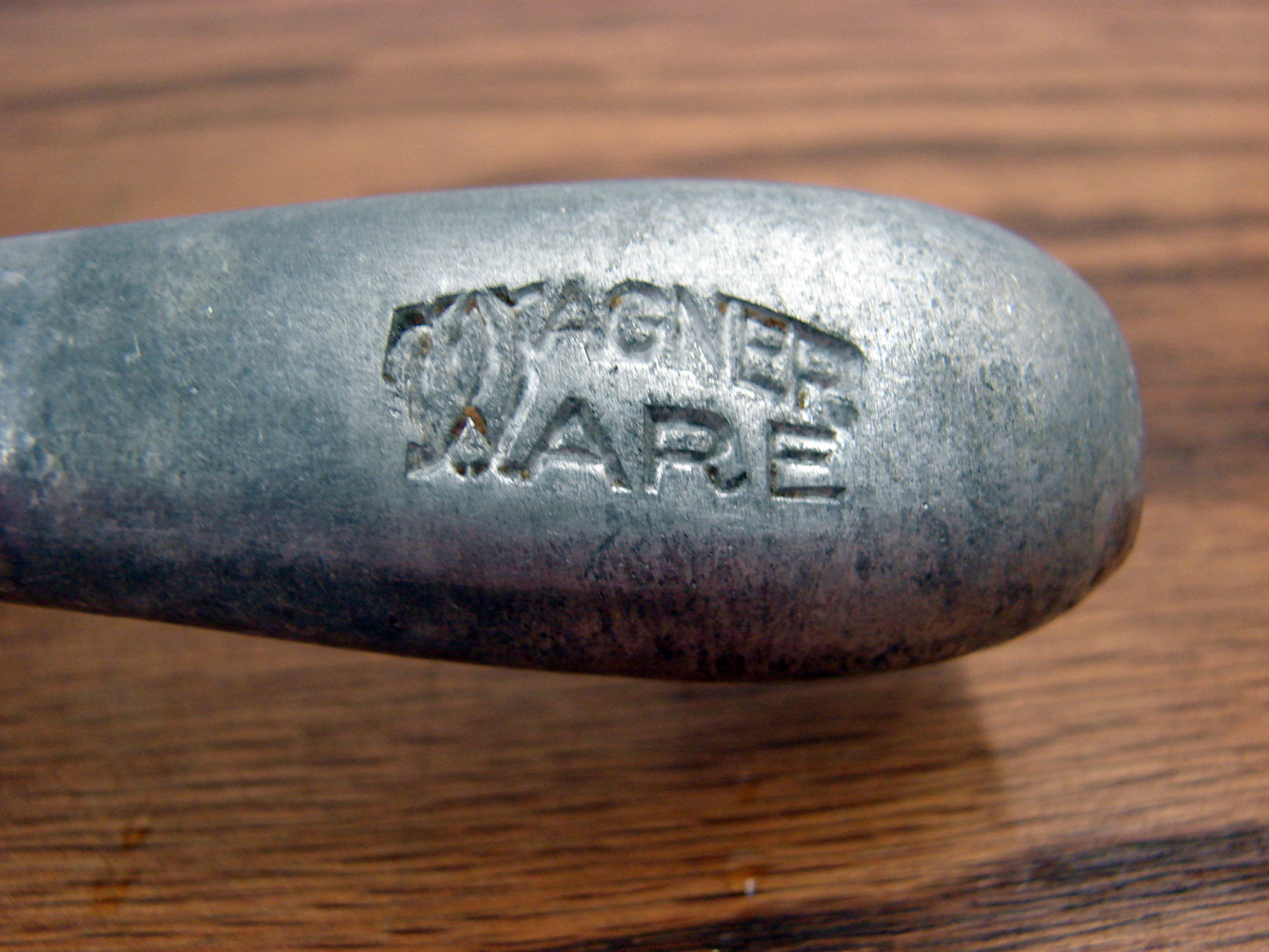 Vintage Wagner Ware Cast Aluminum Rectangular Scoop 8" Long No # - Image 3