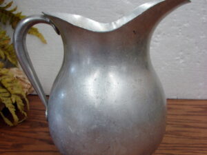 Vintage Aluminum Wear-Ever Wide Spout Water Pitcher #4652 1/2 Tacu Co