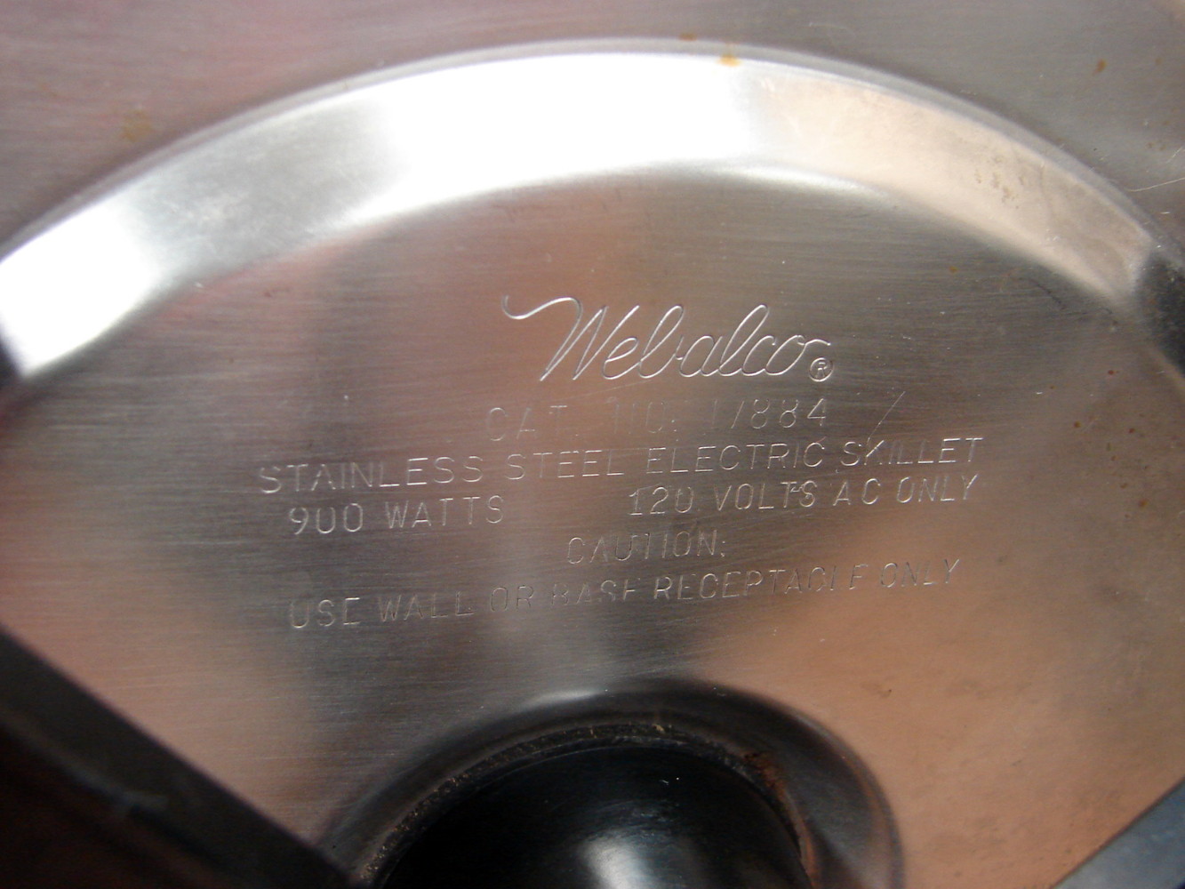 Vintage West Bend Webalco Stainless Steel Liquid Core Homemakers Guild Electric Skillet - Image 3