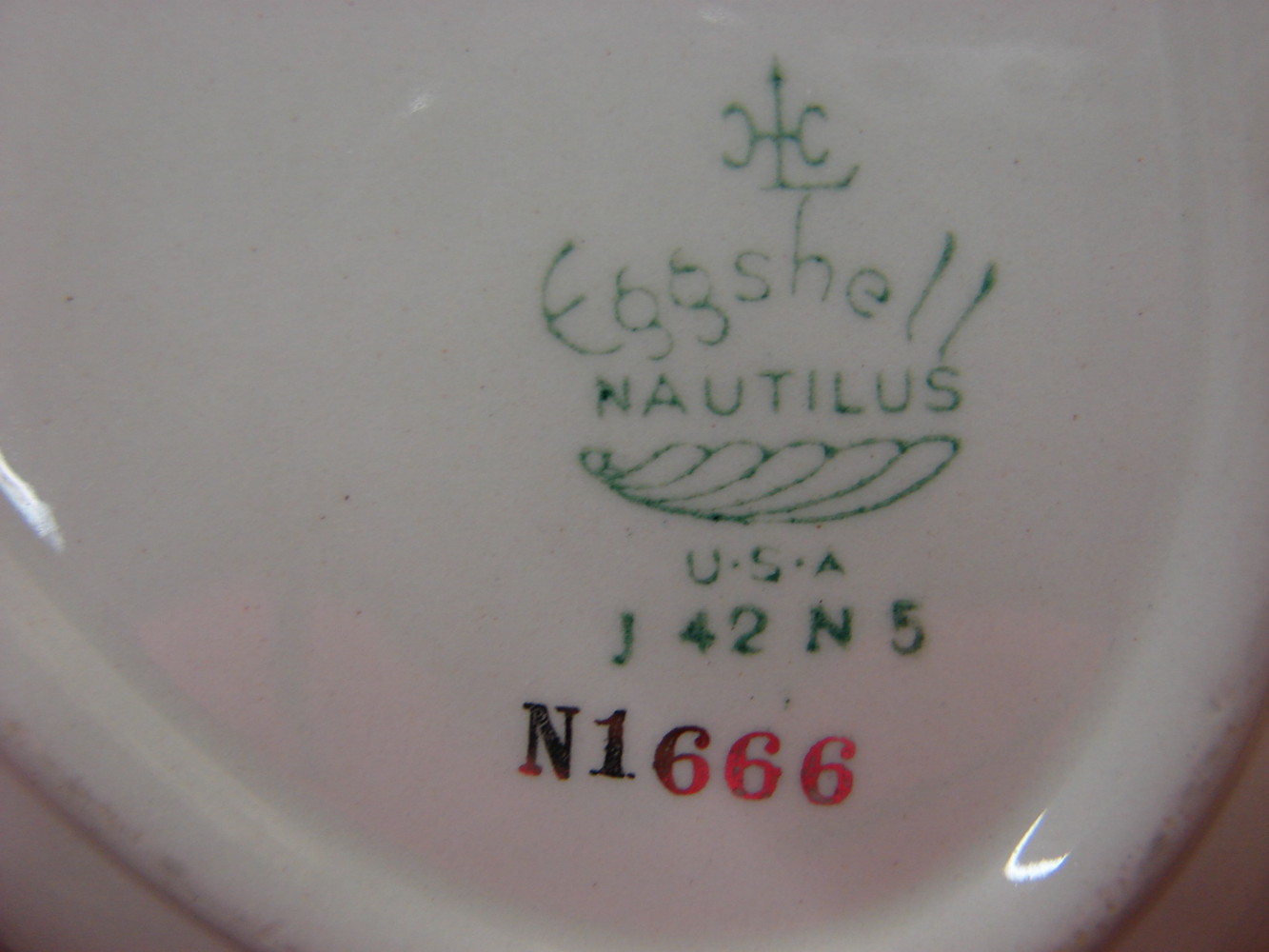 Vintage Homer Laughlin Set/8 Berry Bowls Eggshell Nautilus Gold Filigree Floral N1666 - Image 2