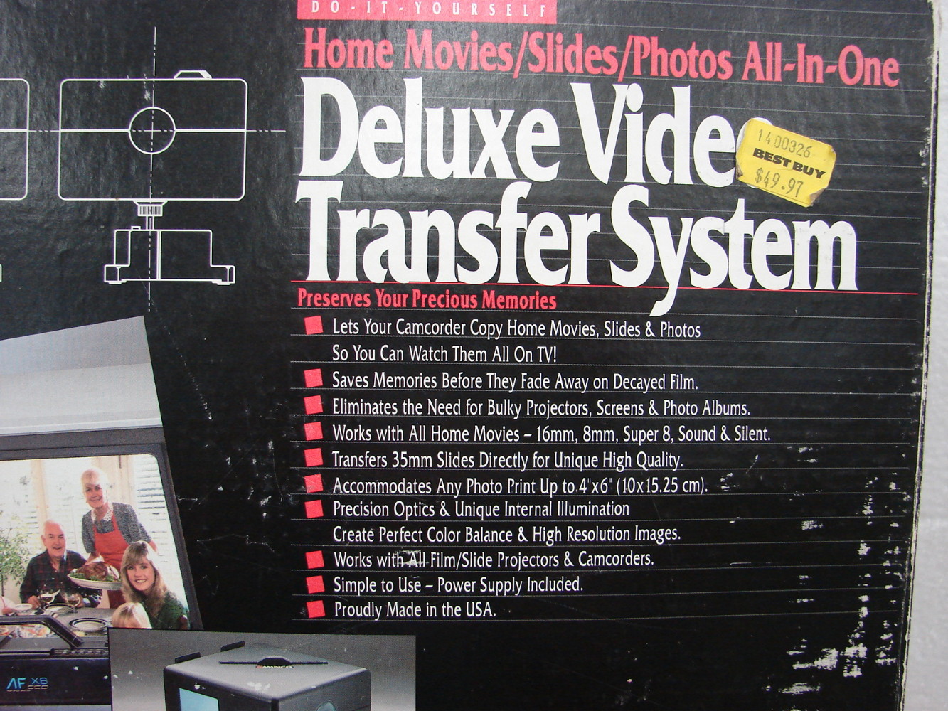 AMBICO Deluxe Video Transfer System V-0650 Tested Light Ups Original Box Paperwork - Image 3