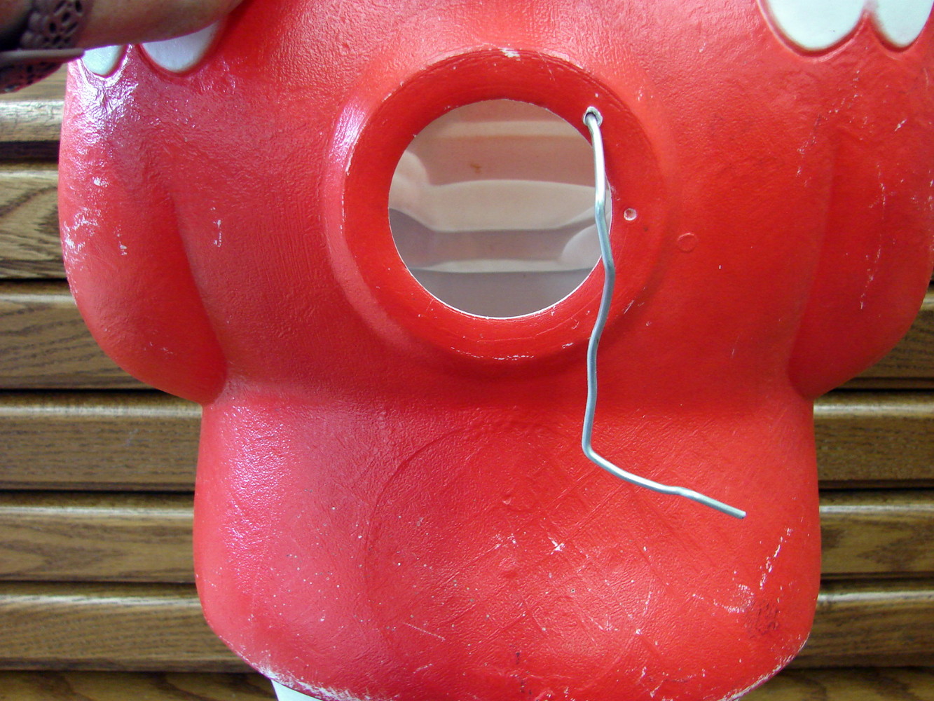 Large Vintage Blow Mold Drummer Boy Toy Soldier w/ Drum Outdoor Decor 34" No Light - Image 4