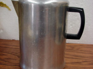 Vintage Complete Century 20 Cup Aluminum Stove Top Coffee Percolator Camping Off Grid