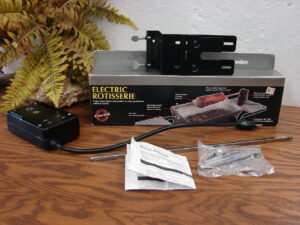 Char-Broil Electric Rotisserie Motor Spit Parts Missing Tested Working