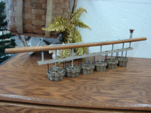 6 Mold Vintage Kettle King Corp Commercial Rosette Maker Scandinavian Industrial