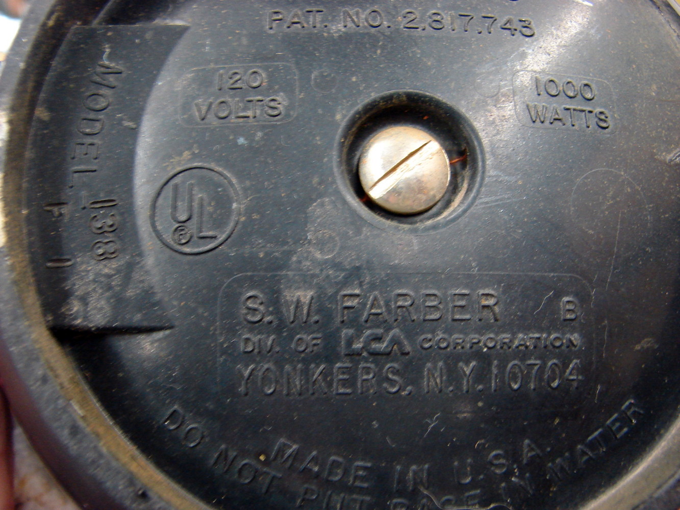 Vintage Early Farberware 8 Cup Stainless Steel Superfast Electric Coffee Percolator Tested #138 - Image 4