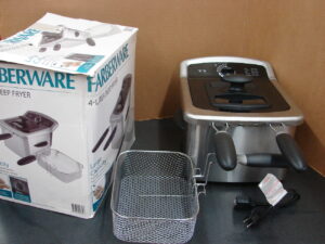 Farberware 4 Liter Large Capacity Deep Fryer Complete Tested Working Original Box