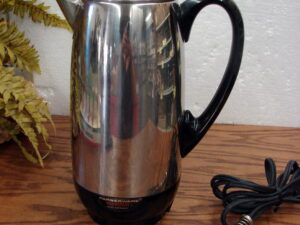 Vintage Farberware 12 Cup Stainless Steel #142 Superfast Electric Coffee Percolator Tested