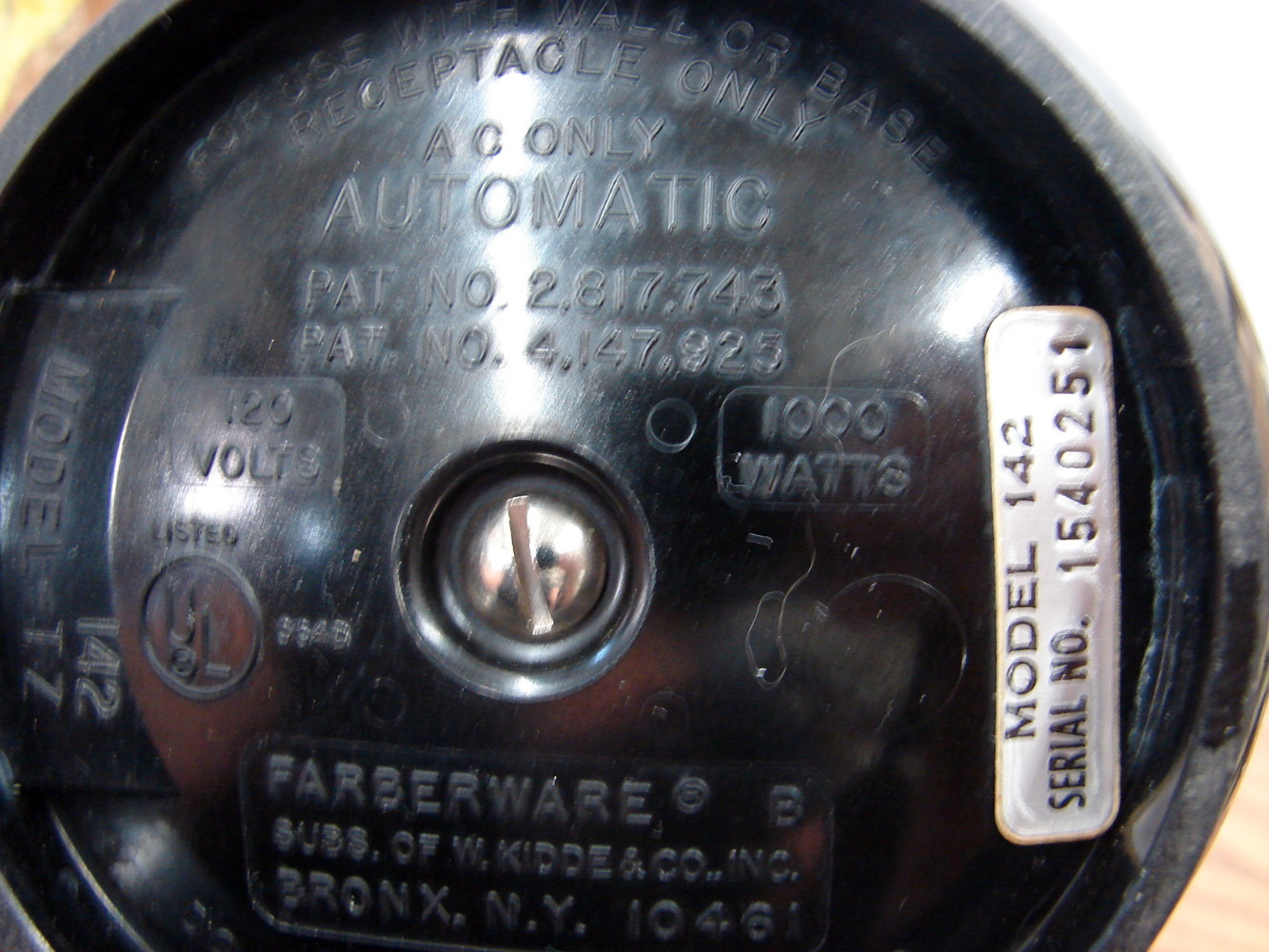 Vintage Farberware 12 Cup Stainless Steel #142 Superfast Electric Coffee Percolator Tested - Image 3