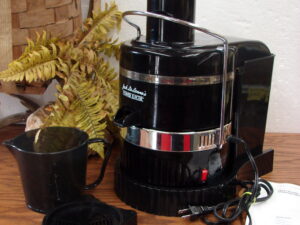 Complete Tristar Jack LaLanne's Power Juicer Centrifuge Black Model CL-003AP Tested w/ Extras