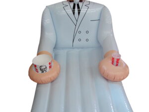 KFC Colonel Sanders 6ft Pool Float Inflatable Vinyl Floatie 2018 Sweepstakes