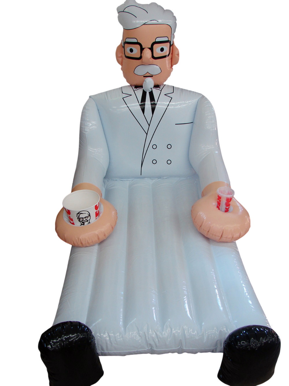 KFC Colonel Sanders 6ft Pool Float Inflatable Vinyl Floatie 2018 Sweepstakes