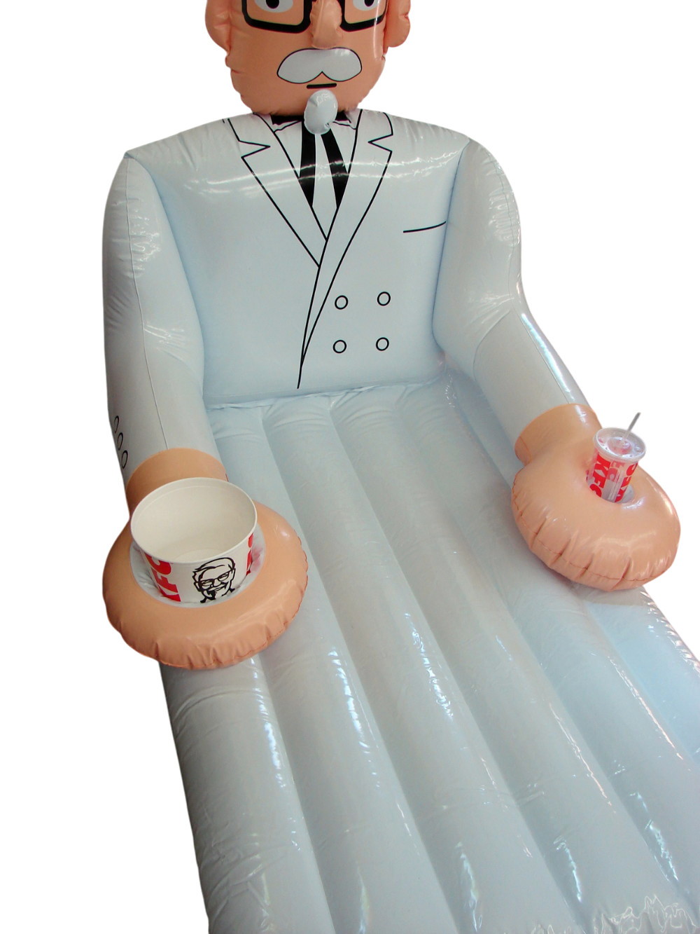 KFC Colonel Sanders 6ft Pool Float Inflatable Vinyl Floatie 2018 Sweepstakes - Image 3