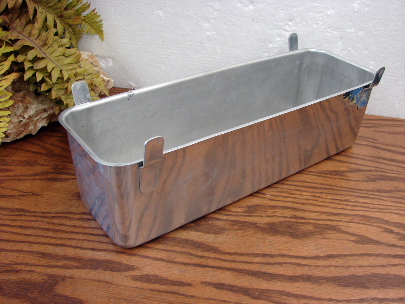 Vintage West Bend Long Skinny Aluminum Angel Food Cake Pan w/ Cooling Feet 16 x 5"