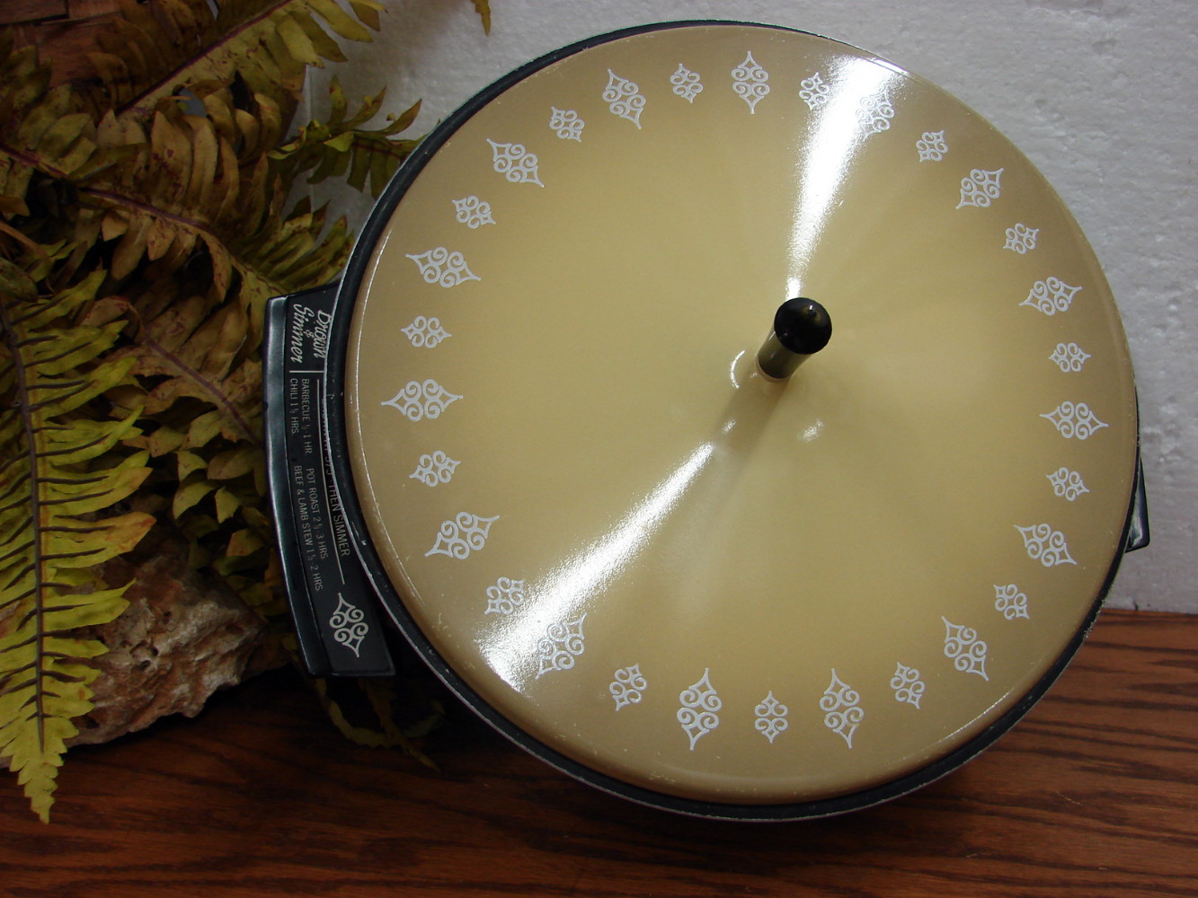 Vintage Oster Imperial Brown Simmer Non Stick 5 Qt Slow Cooker Harvest Gold Fade #669 - Image 4