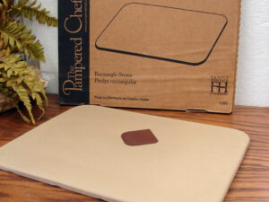 Like New Pampered Chef #1350 Stoneware 12 x 15" Baking Cooking Sheet Pan