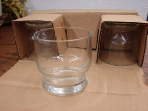 Set/6 Vintage Plain Princess House Replacement Martini Set Punch Cups Without Etching