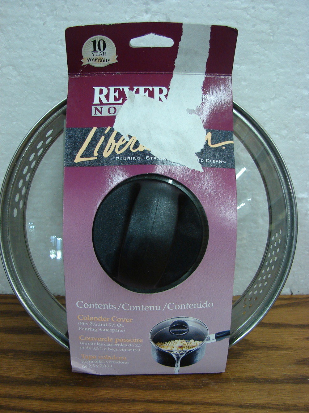 Brand New Colander Lid Cover for Revere Ware 2 1/2 and 3 1/2 qt Pouring Sauce Pans