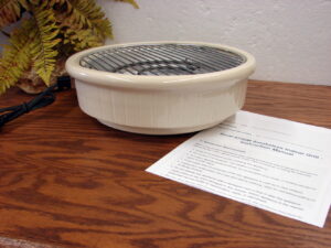 Vintage Ivory Stoneware Rival Smokeless Indoor Electric Grill #5730 Tested with Instructions