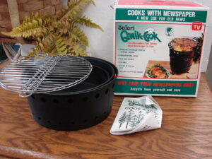 Brand New As Seen On TV Safari Qwik-Cook Grill Alternative Burn Newspaper Fuel Cooker