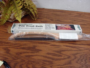 Brand New Scandinavian Maple Wood Fiddle Bow Bread Saw Swedish Cheese Knife 15 1/2"
