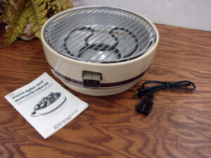 Like New Sears Char-B-Que Stoneware Bar-B-Grill Smokeless Indoor Electric Broiler Tested