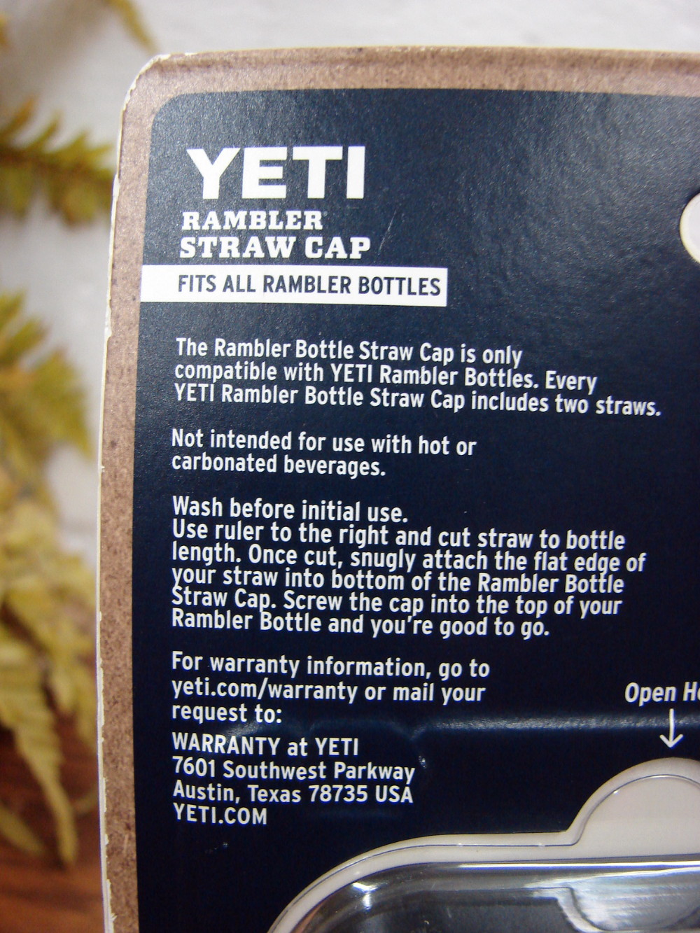 Brand New Sealed Replacement Straw Cap for Yeti Rambler Black 2 Straws and Cap - Image 2
