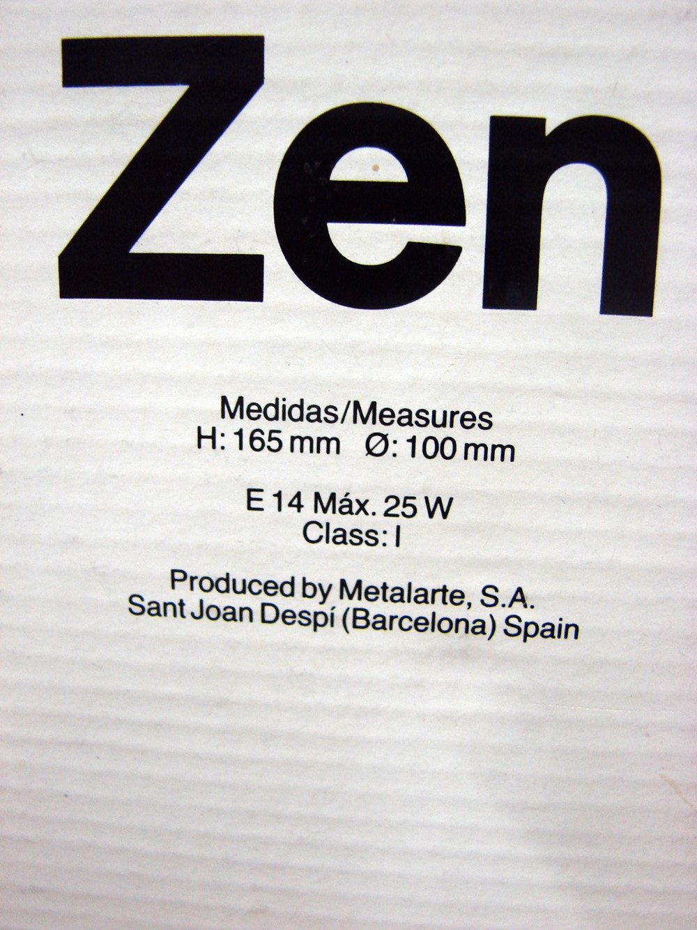 Brand New Tag Attached Metalarte Zen Table Lamp from Spain Sergi & Oscar Devesa Design - Image 3