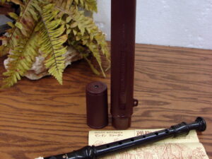 Zen-On Recorder Soprano SB w/ Hard Case Paperwork Like New