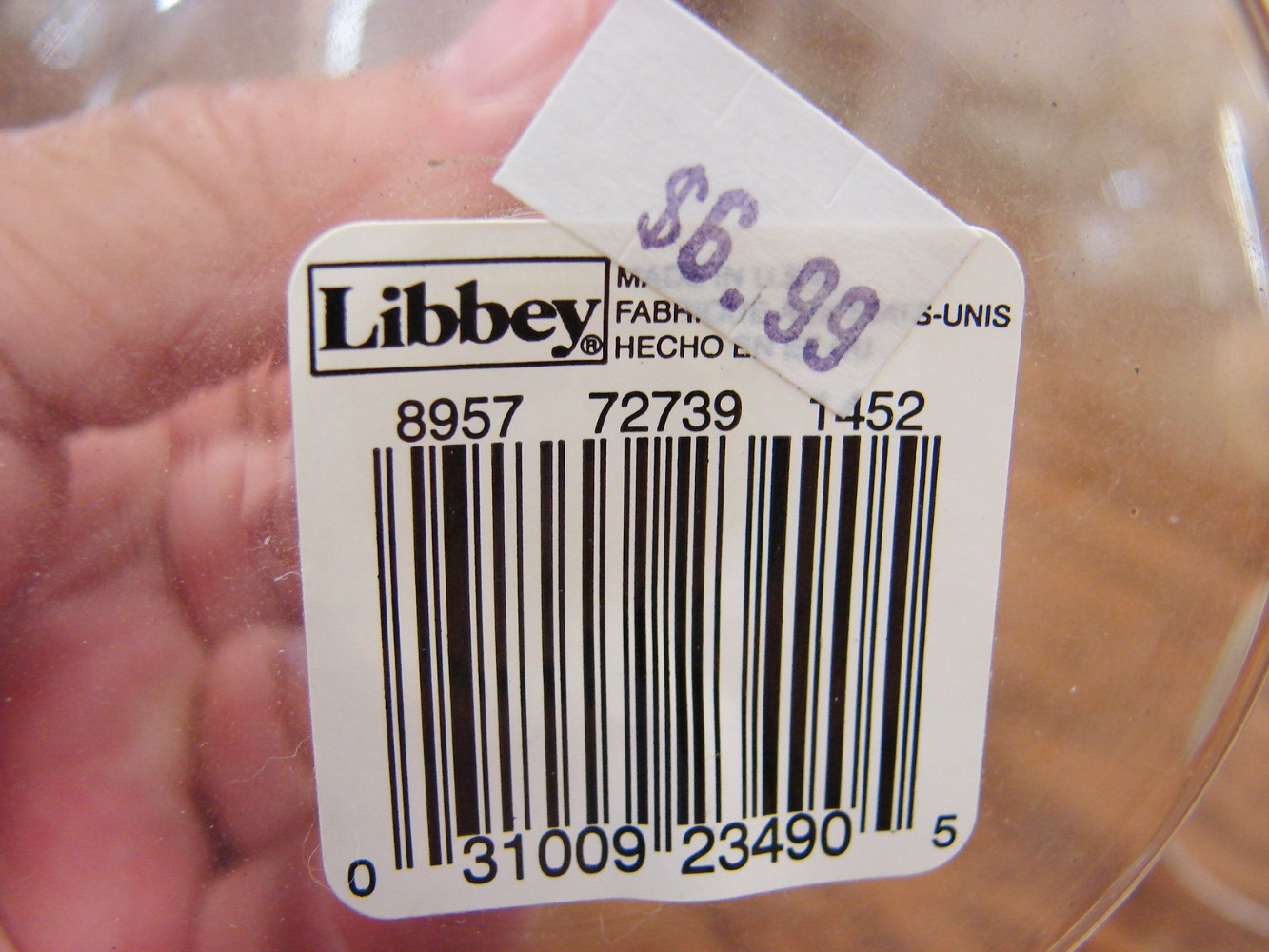Set/6 Libbey Octagon Floral Base Amber Bowl Crystal Champagne Flute Glasses Elegant Glassware - Image 7