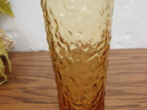 Vintage Anchor Hocking Honey Gold Lido Milano Ice Tea Glass 16 oz