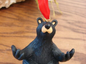 Brand New Big Sky Carvers Bearfoot Bears Yoga Yogi Ornament Jeff Fleming
