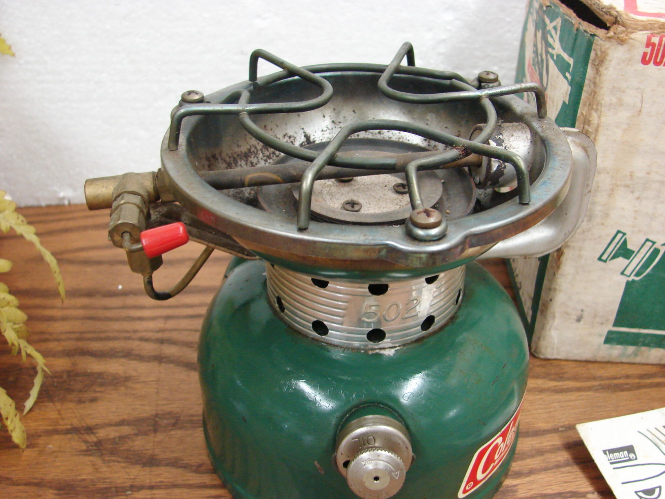 Vintage Coleman #502-700 One Burner Camp Stove in Original Box - Image 2