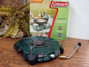 Used Coleman Powerpack PerfectFlow Full Size Single Burner Stove Propane 7,500 btu