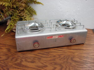 Vintage Coleman LP Gas Picnic Stove 2 Burner Stove Top #5409 Clean