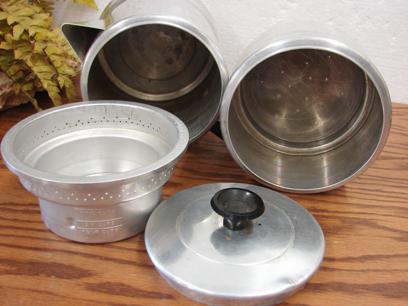 Vintage Complete Comet Aluminum Drip Through Pour Over Coffee Maker 9 Cup Camping - Image 2