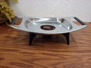 Vintage MCM Corning Ware Chafing Dish Buffet Warmer for 1 and 1 1/2 Quart Casserole