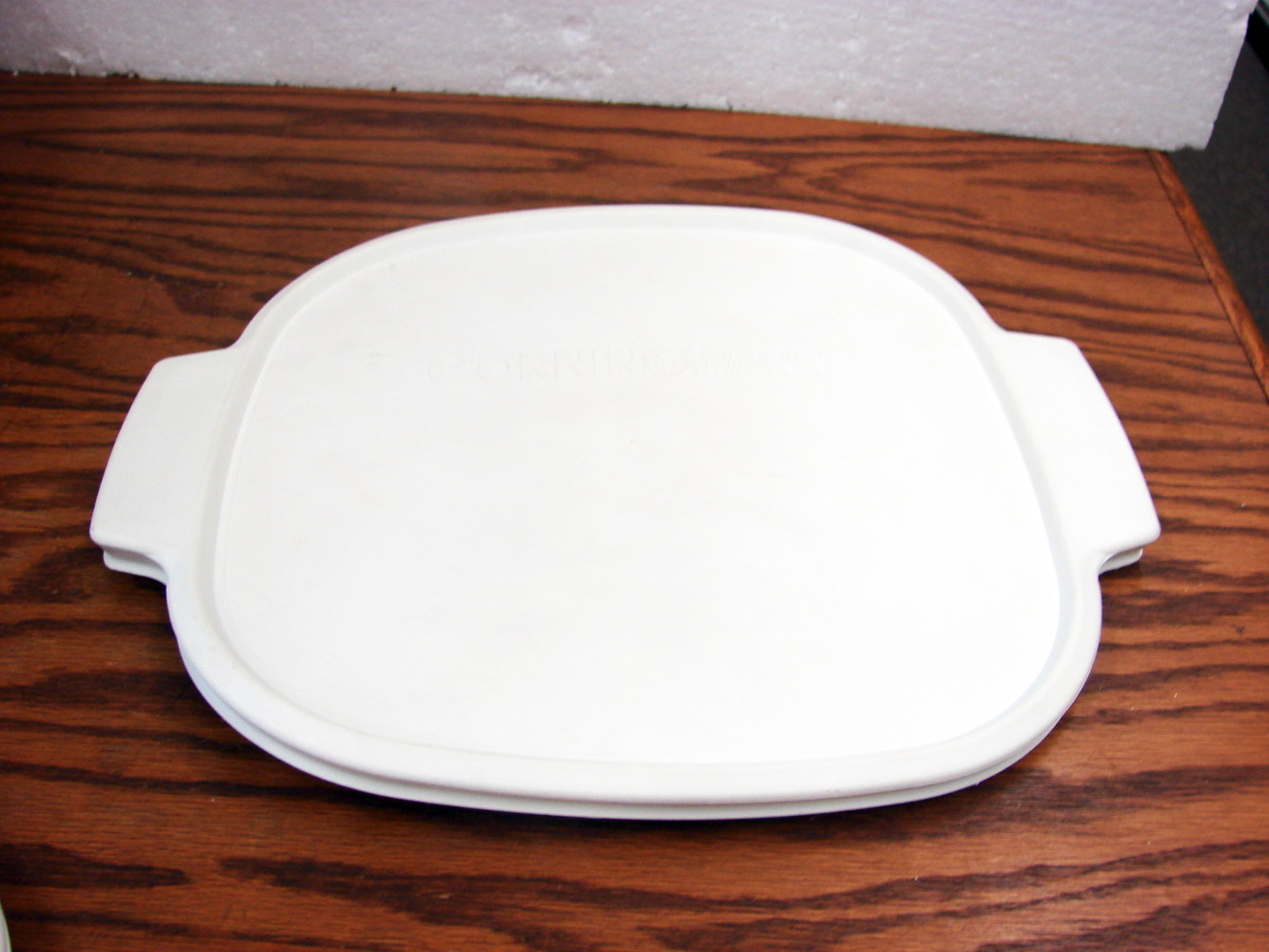 Corning Ware Corelle Vinyl Storage Lid White A-12-PC fits 10 x 10 and 5 Qt Casseroles
