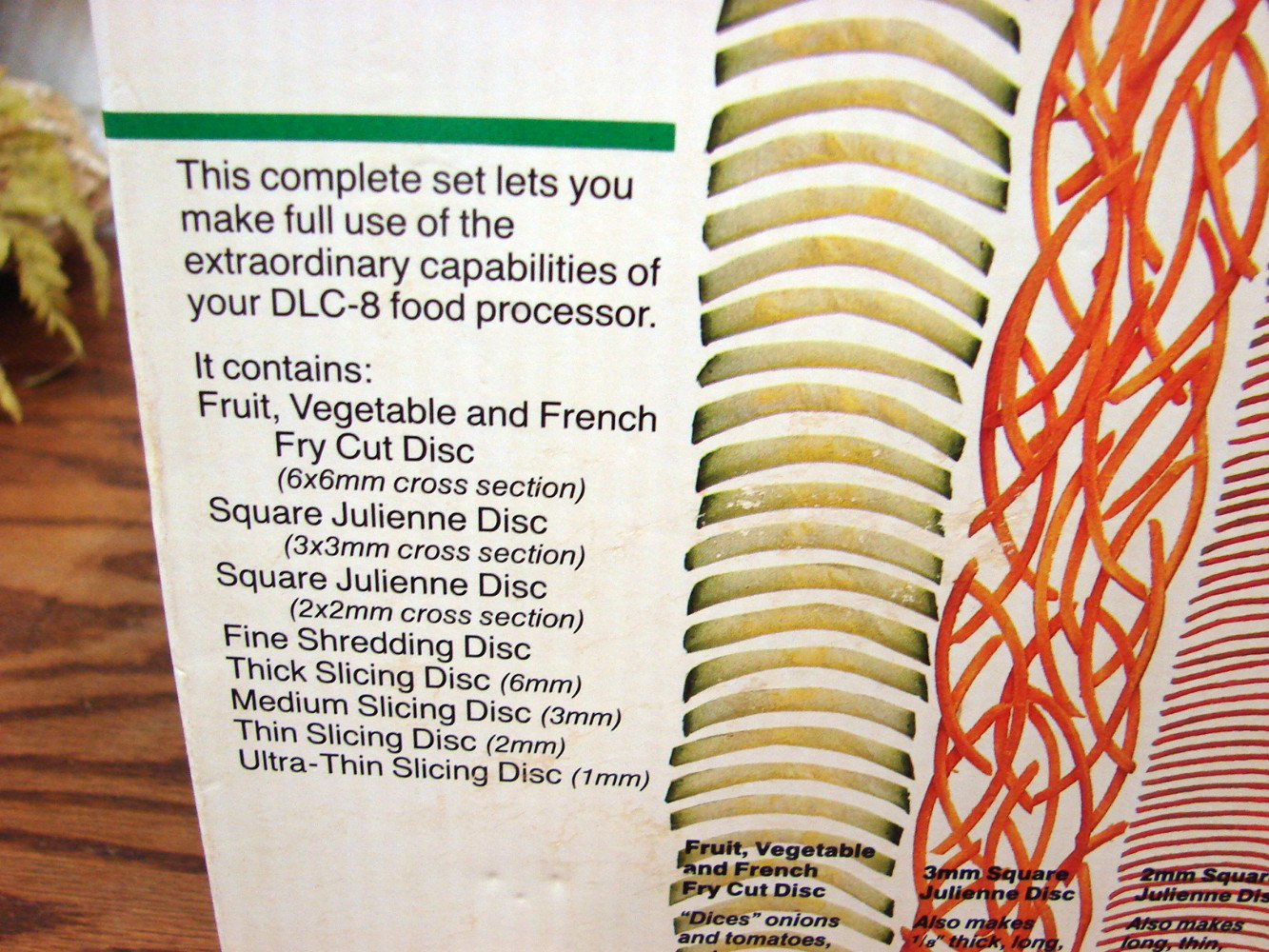 Cuisinart Complete Boxed 8 Disc Set for DLC-8 or DLC-10 Food Processor - Image 2