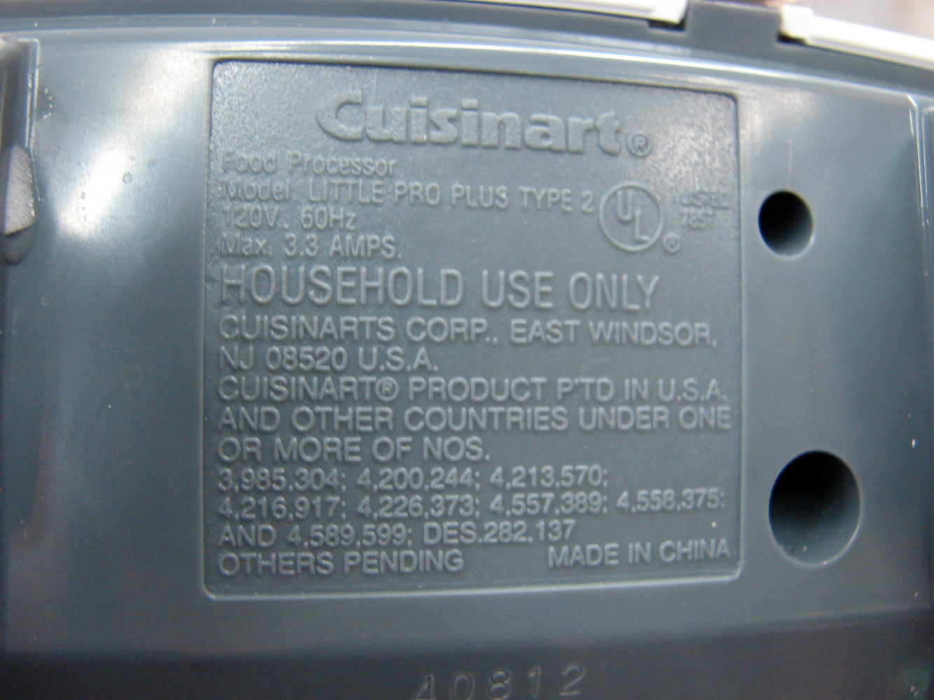 Like New Cuisinart Little Pro Plus Type 2 Food Processor Juicer in Box - Image 7