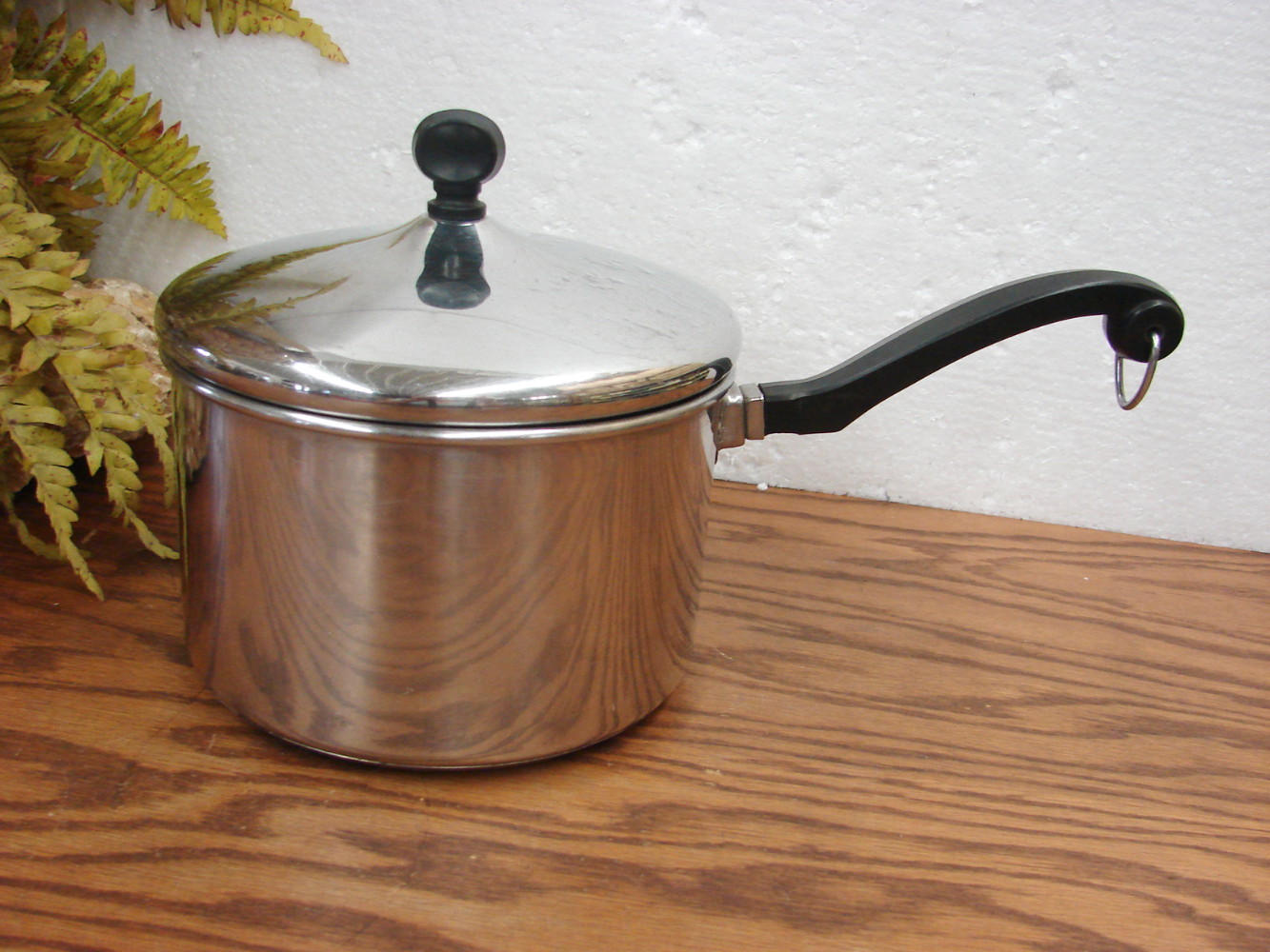 Vintage 3 Qt Farberware Aluminum Clad Stainless Steel Cookware Sauce Pan