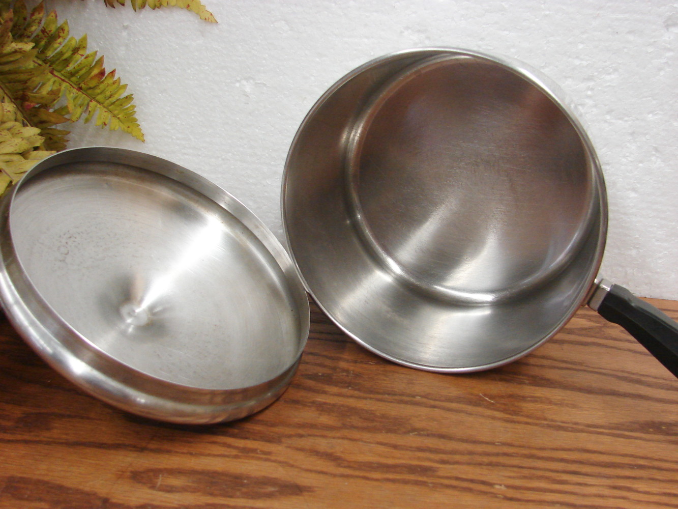 Vintage 3 Qt Farberware Aluminum Clad Stainless Steel Cookware Sauce Pan - Image 2