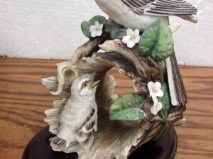 Retired Homco Bird Figurine Gentle Begnnings