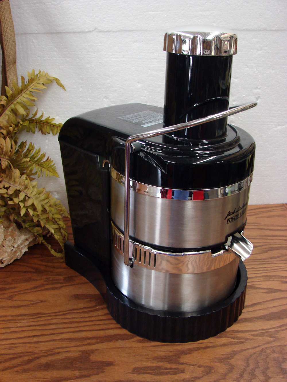 Complete Tristar Jack LaLanne's Power Juicer Centrifuge Black Model MT-1000 Tested w/ Extras - Image 3