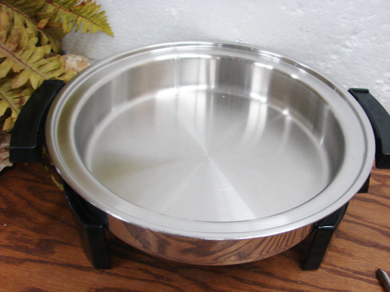 Vintage Stainless Steel West Bend Lifetime Regal Ware #17884 Electric Liquid Core Skillet - Image 3