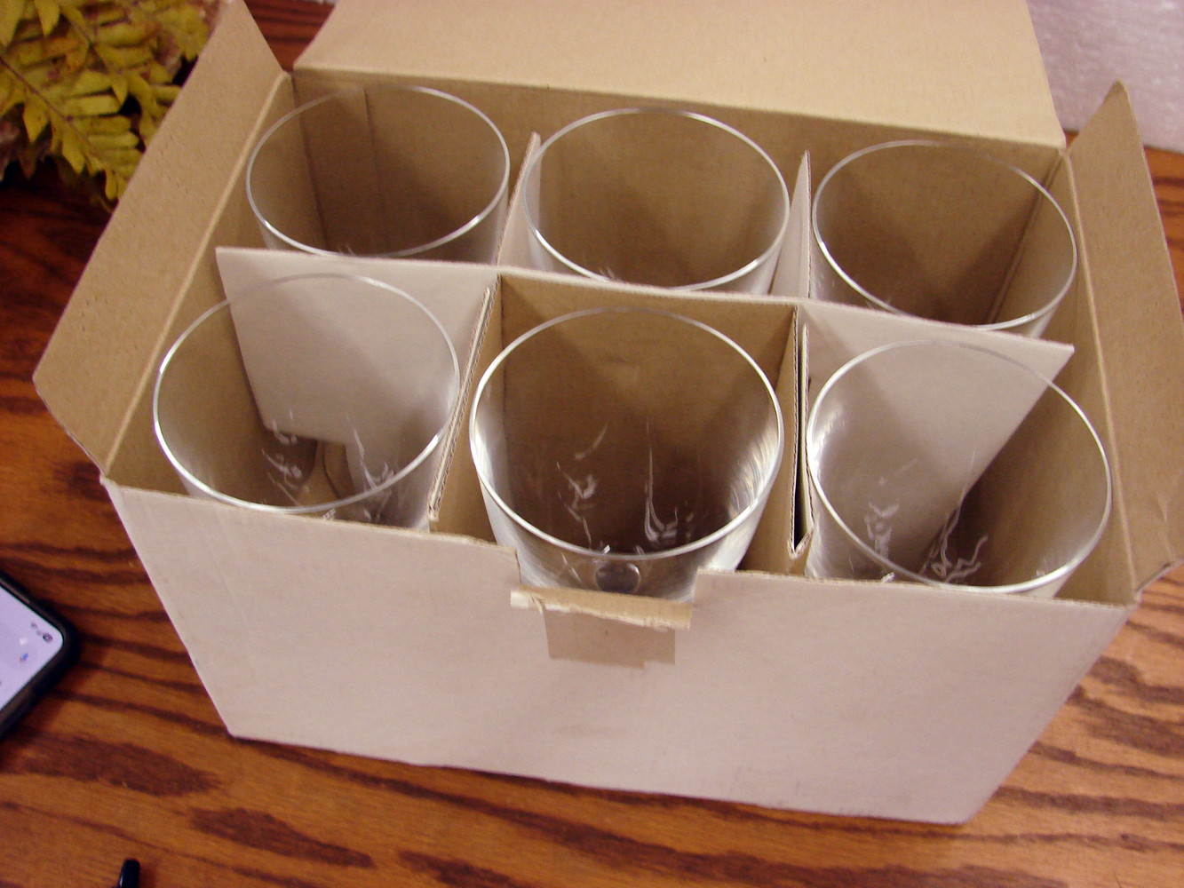 Set/6 Brand New Blown Glass Kosmo Cobalt Blue Twist Flame Wine Glasses Made in Italy Box - Image 3