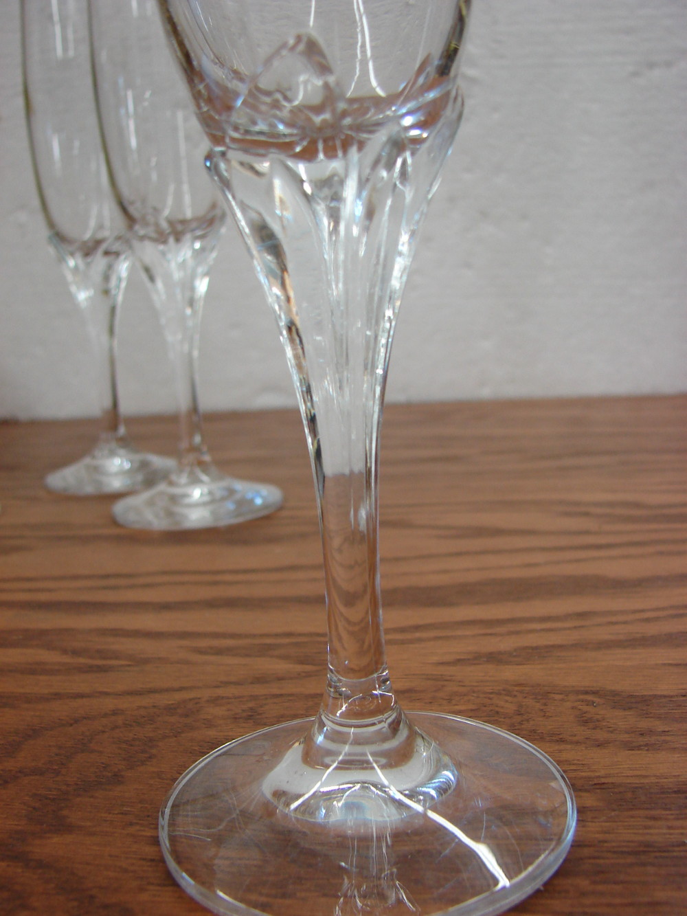Set/6 La Belle Schott-Zwiesel Crystal Champagne Flute Glasses Elegant Glassware - Image 2