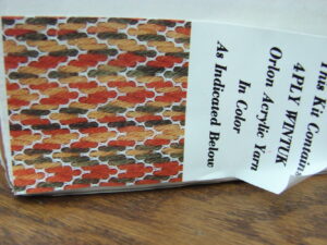 Vintage Brand New Lasetta National Yarn Crafts Kit 1980's Ombre Afgan Throw