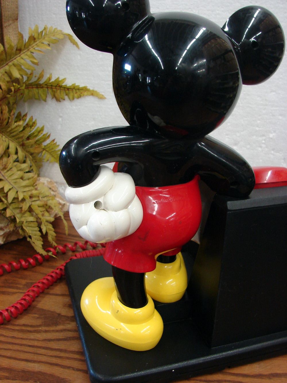 Vintage 1990's Disney Mickey Mouse Telephone Push Button Phone Tested Working - Image 4