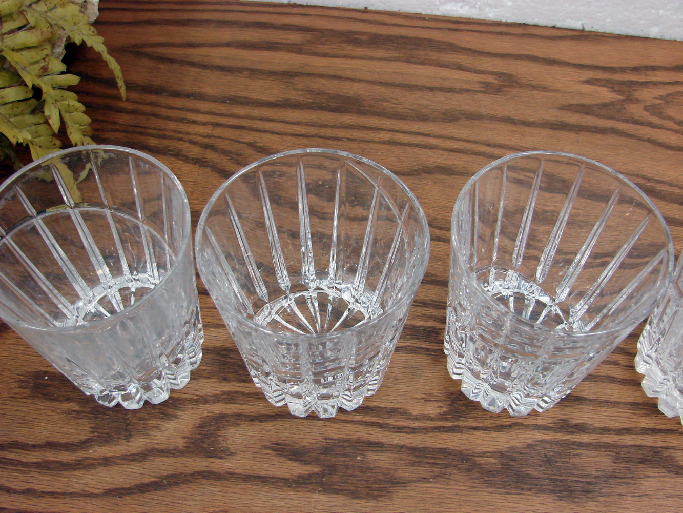Set/4 Mikasa Crystal Clear Uptown Swirl Double Rocks Old Fashion Glasses - Image 2